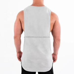 Camisetas de Gimnasio Personalizadas para Hombre, 100% Algodón, Secado Rápido, Transpirables, para Entrenamiento Físico, Venta al por Mayor, OEM Personalizado para Correr - Product Image 3