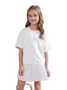 T-shirts courts décontractés imprimés pour femmes, coupe ample, 100 % coton écologique, confortables, doux et très élastiques – Vente en gros pour l'été - Product Image 3