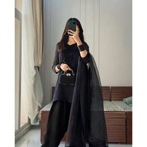 Top y parte inferior de fiesta hermosa para mujer con conjunto Dupatta - Product Image 3