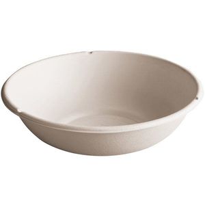 Tazón desechable multiusos de bagazo, contenedor compostable desechable para ensaladas, sopas, fideos y bocadillos - Product Image 6