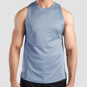 Wholesale <b>running</b> tank men lightweight tank breathable tank top for training sportswear supply factory order - Product Image 2