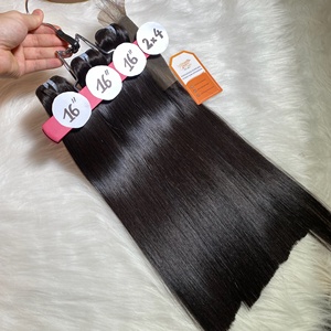 Extensions de cheveux humains vietnamiens droits en os miroir, donneurs bruts non traités de haute qualité - Product Image 1