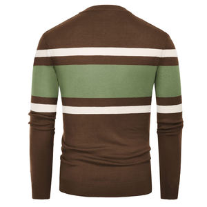 Pull en molleton chaud pour homme, tricoté, épais, pour l'hiver, en mélange doux de polyester/coton, imprimé numériquement, confortable - Product Image 3