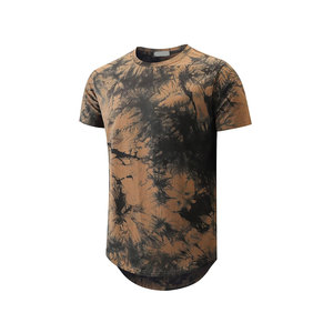 Camiseta de manga corta con cuello redondo y estampado de la Estatua de la Libertad para hombre, estilo urbano, estampado digital, tela jersey. - Product Image 4