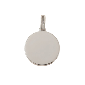 Pendentif Breloque Initiales EJD en Argent 925 Moissanite, Design Minimaliste Fait Main, Forme Ronde, Diamant, pour Homme, Usage Quotidien - Product Image 5