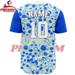 Camiseta de Béisbol Sublimada Personalizada, Corta, Ligera, de Tela Suave, Ajuste Cómodo, Transpirable, de Alta Calidad - Product Image 2