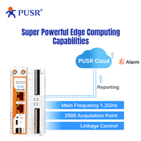 PUSR-Módulo de conversión de protocolo industrial, módulo de conversión de protocolo de IoT, Modbus RTU a TCP, DI, DO, AI, AO, IO, IO, Edge Computing