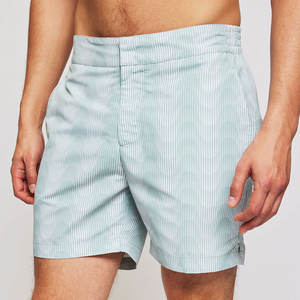 Shorts de bain pour hommes à séchage rapide, coupe-vent, respirants, taille élastique, collection été, légers, haute performance, imprimés sur mesure, pour commande en gros - Product Image 2