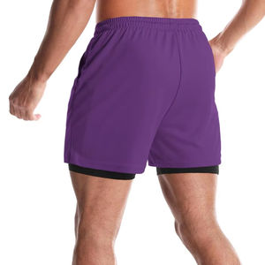 Pantalones Cortos Deportivos Personalizados para Hombre, Calidad de Fábrica, Secado Rápido, Transpirables, Cintura Media, Casuales, para Gimnasio, de Poliéster y Elastano, Cómodos - Product Image 1