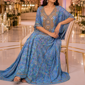 Vestido de Sirena Bordado Moderno de Primera Calidad para Mujer |   Elegante Vestido de Noche Largo para Bodas, Galas y Eventos Especiales - Product Image 4