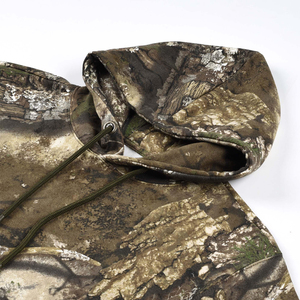เสื้อฮู้ดลายพรางสำหรับผู้ชายเสื้อสเวตเตอร์มีฮู้ดแขนยาวลายพรางแบบสวมหัวมีกระเป๋าสำหรับล่าสัตว์ - Product Image 3