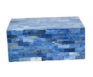 <b>Vintage</b> Style Inlay <b>Box</b> With Coloured Bone and MFD Base Antique design Organizer <b>Box</b> With Removable Lid For Decoration - Product Image 2