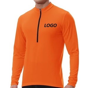 Orange Color Cycling Jersey Windproof Road Mountain <b>Bike</b> Cycling Jerseys <b>Jacket</b> Training Riding Clothing <b>Bike</b> Long Sleeve Jersey - Product Image 1