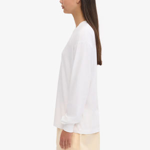 Camisetas Personalizadas de Manga Larga para Mujer, Tallas Grandes, 100% Algodón, Camiseta Holgada de Manga Larga para Mujer - Product Image 2