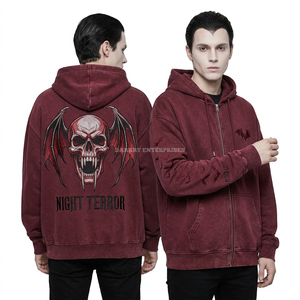 เสื้อฮู้ดดี้ผ้าฟลีซหนา 400GSM แบบขายส่ง ออกแบบสตรีทแวร์ได้ตามต้องการ คุณภาพสูง เสื้อกันหนาวมีฮู้ดผ้าฝ้ายสำหรับผู้ชาย - Product Image 3