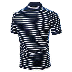 เสื้อเชิ้ตแขนสั้นคอปกผู้ชาย ผ้าถักเนื้อแน่น เป็นมิตรกับสิ่งแวดล้อม ระบายอากาศได้ดี แห้งเร็ว ไม่เป็นขุย เหมาะสำหรับใส่ลำลอง ไปโรงเรียน หรือทำกิจกรรมกลางแจ้ง - Product Image 5