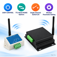 Module de commutation sans fil UART MESH 5W SK200Pro-U en stock, télécommande longue portée monocanal pour équipement industriel