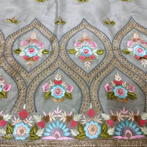 Costumes féminins indiens modernes de créateur, non cousus, brodés à la main, style traditionnel, haute qualité, protection solaire - Product Image 3