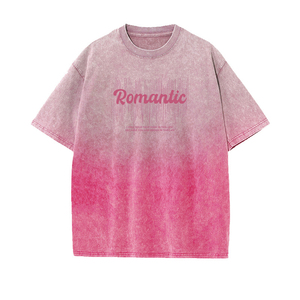 เสื้อยืดเจอร์ซีย์ผ้าฝ้ายแท้ 100% สไตล์โรแมนติก ทรงโอเวอร์ไซส์ แขนสั้น คอกลม ลำลอง ระบายอากาศได้ดี พิมพ์ลายด้านหน้า - Product Image 4