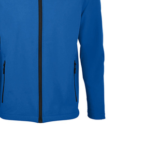 Custom Logo Winter Men's Softshell Jacket Front Zipper Stand Hooded Breathable Quick-Dry <b>Windproof</b> Direct Factory Supplier - Product Image 6