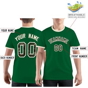 เสื้อผ้าฟุตบอลเบสบอลแขนสั้นสำหรับผู้ชายผู้หญิงเสื้อยืดพิมพ์ชื่อและหมายเลข - Product Image 2