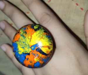 Vente en gros personnalisée de la meilleure qualité fabriquée à la main de haute qualité belle bague en résine colorée pour les femmes faite à la main en Inde - Product Image 1