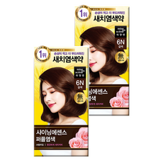 Tinte para el Cabello Mise-en-scene Shining Essence 6N Marrón, Paquete de 2 Sobres con Descuento - Product Image 1