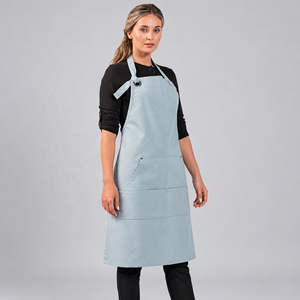 Delantal de Restaurante de Lona de Algodón 150 GSM, Delantal Unisex con Bolsillos Delanteros, Logotipo Personalizado, Proveedor Mayorista - Product Image 3