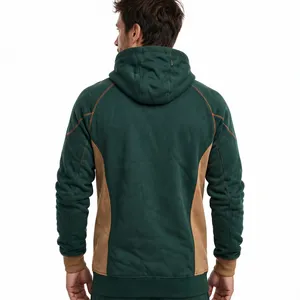 Sweat-shirt à capuche personnalisé pour homme, imprimé réfléchissant, coupe classique, décontracté - Product Image 2