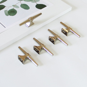 Modern Zinc Alloy T Bar Cabinet Knobs <b>Gold</b> Silver Drawer Pulls <b>Kitchen</b> Cupboard <b>Door</b> <b>Handles</b> Furniture Hardware - Product Image 1