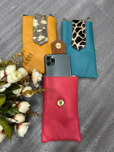 Nouveaux cheveux sur Animal Print téléphone portable sac à bandoulière Western téléphone sac Multi couleurs téléphone intelligent pochette sac de voyage pour femmes - Product Image 5