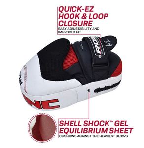 Guantes de Boxeo FPL T3W de EVA y Microfibra, Almohadillas de Entrenamiento de Espuma, Ecológicas, Duraderas, Protectoras, para Todas las Estaciones, Blancas, OEM - Product Image 3