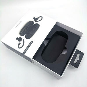 Bulk Purchase Black White Cardboard Earphone <b>Box</b>, Custom Printed Packaging for Bluetooth Headphones - Product Image 1
