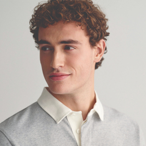 Polo de rugby à manches longues pour homme de haute qualité, en toile durable et confortable pour un usage décontracté, service OEM avec motif uni - Product Image 3