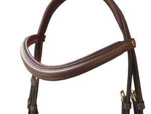 Brida de caballo occidental duradera de alta calidad, banda de cejas curvada elevada, excelente accesorio de equitación, Popular, venta completa, ecuestre - Product Image 2