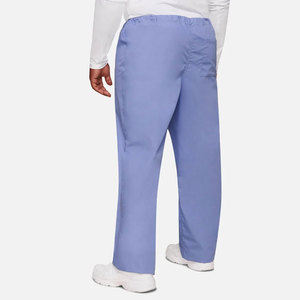 Pantalon de travail médical unisexe en tissu peigné de haute qualité avec couleurs, logo et tailles personnalisables pour usage hospitalier - Product Image 3