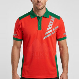 Reliable Hi Visibility Polyester <b>Work</b> Wear Polo <b>Shirts</b> <b>for</b> <b>Men</b> Customizable Colors Sizes <b>for</b> Building Maintenance Outdoor - Product Image 4