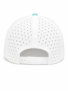 Casquette de golf à 5 panneaux avec logo brodé personnalisé Colormix, bord incurvé en corde découpée au laser, fermeture snapback, unisexe, décontractée - Product Image 2