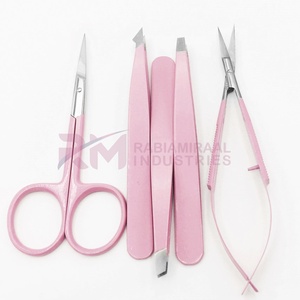 Pinzas para Cejas RMI, 2 Piezas, Pinzas con Brillo, Juego de Pinzas para Cejas Inclinadas, Color Negro - Product Image 2