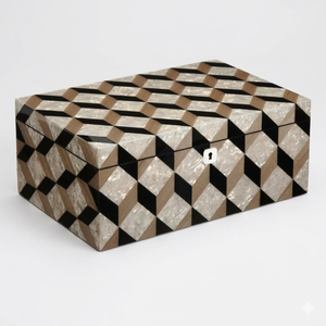 Latest Design Bone Inlay <b>Box</b> for Decorative Jewelry <b>Box</b> Handmade Luxury Bone Inlay <b>Shelf</b> <b>Box</b> & Jewelry Organizer for Hot Selling - Product Image 3