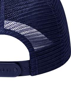 Gorra de Béisbol Trucker Azul Marino Personalizada, con Malla Transpirable en la Parte Trasera, Ajustable con Cierre a Presión, Lisa, con Logotipo Personalizado, Informal para Exteriores - Product Image 6