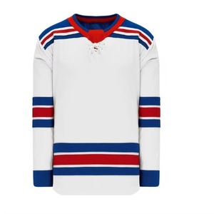 Maillot de hockey sur glace en maille 100 % polyester, doux, respirant, confortable, imprimé numériquement, pour adultes, avec logo personnalisé - Product Image 3