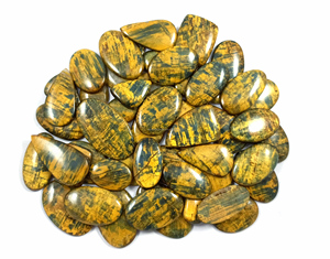 Cabochon en Néellite Jaune Naturel, Pierre de Cristal Lisse à Dos Plat, Polie pour la Fabrication de Bijoux et la Guérison - Product Image 1