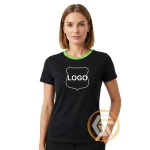 Vente en gros Alpha | Kapa T-shirt pour femme Vêtements de sororité Jersey de coton T-shirt respirant de haute qualité Alpha Vêtements grecs pour femme - Product Image 1