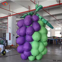 Fruits gonflables à suspendre, raisins violets gonflables géants, ballon gonflable en forme de raisin pour la publicité et la décoration des supermarchés