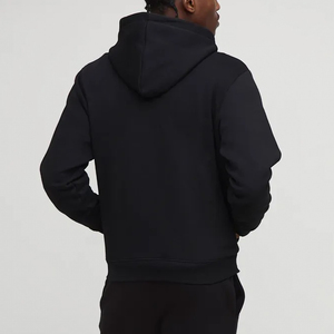 Sweat à capuche zippé pour homme en molleton 100% coton, sur mesure, OEM/ODM, coupe oversize, hiver, grammage lourd, délavé, teint uni, logo brodé - Product Image 5