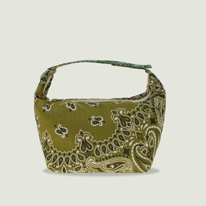 Bolso Bandana Clásico Blanco y Negro, Bolso de Hombro con Diseño Paisley, Bolso Hobo <span class=keywords><strong>Vintage</strong></span> en Forma de Media Luna para Compras y Viajes - Product Image 5