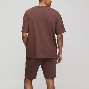 Fabricante de Camisetas con Bordado Personalizado, Camisetas con Serigrafía y Conjunto de Pantalones Cortos, Traje Deportivo de Verano de Dos Piezas, Logotipo Personalizado para Hombre - Product Image 2