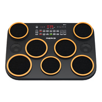 Batterie électronique portable la plus vendue pour adultes et enfants, idéale pour la pratique sur bureau.