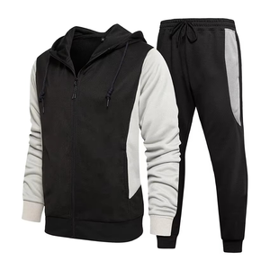Latest new sweatpants and hoodie set jogger set jogging suits blank <b>track</b> sweat suits custom Hot Sale 2026 tracksuits for men - Product Image 2